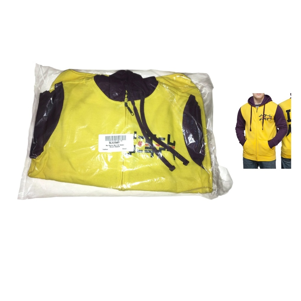 No Game No Life Color Block Hoodie - Small